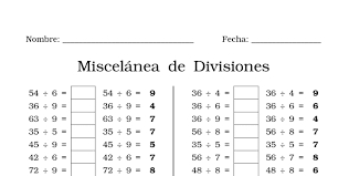 Hojas De Trabajo Con Ejercicios De Division De Una Cifra Como Aprendo A Dividir Primero Ejercicios De Divisiones Ejercicios De Calculo Abecedario En Cursiva