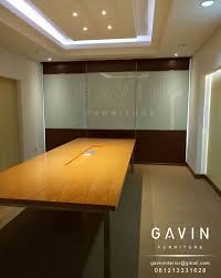Desainnya minimalis modern kayu gantung. Desain Partisi Ruangan Kantor Gavin Furniture Kitchen Set Minimalis Lemari Pakaian Custom Hpl Duco Dan Laker Terbaik