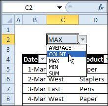 Change Functions With Excel Drop Down List Contextures Blog Excel Shortcuts Excel Tutorials Excel