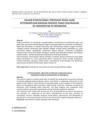 35 kata ucapan selamat tahun baru imlek 2021 dalam bahasa inggris dan artinya. Kajian Poskolonial Terhadap Buku Ajar Keterampilan Bahasa Inggris Yang Digunakan
