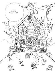 Stampa, colora e ritaglia le nostre maschere. Disegni Di Halloween Da Stampare E Colorare Casa Spettrale Disegni Di Halloween Halloween Disegni