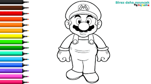 Super Mario Boyama Cocuklar Icin Boyama Videolari Boyama Oyunlari Boyama Kitaplari Mario Videolar