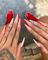 It are often each ancient and stylish, innocent and dange #naildesignsacrylic #acrylicnailscoffin. Evon Yen Vuong On Instagram Your Nails Are Your Statement Make It A Great One Seriously Everywher Red Acrylic Nails Pretty Acrylic Nails Cute Acrylic Nails