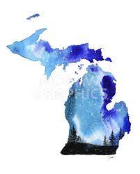 Some designs don't even have a single line and simply rely on the colors to give the tattoo a shape and an identity. Michigan State Watercolor Michigan Art Watercolor Michigan Tattoos