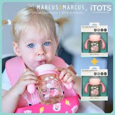 BUNDLE of 2 ] Marcus & Marcus PPSU Straw Trainer Bottle 180ml