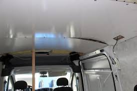 Camper Van Ceiling Panel Install Van Conversion Paneling Camper Camper Van