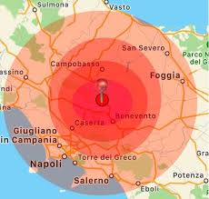 Guarda il meteo nelle zone colpite dal sisma. Terremoto A Pontelandolfo Bn Sul Confine Tra Campania E Molise