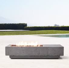 56 Ixtapa Natural Gas Asymmetrical Rectangular Fire Table Restoration Hardware Fire Table Outdoor Fire Fire Table Propane