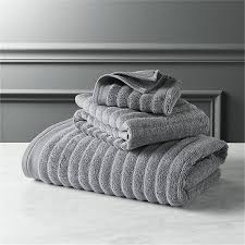 Channel Grey Cotton Bath Towels Cb2 Cotton Bath Towels Decorative Bath Towels Bath Towels