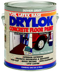 Simply because i had the brushes and there were areas in this basement where a brush was better. Ugl 21413 Drylok Dover Gray Latex Based Concrete Floor Paint Gallon 079941214135 1