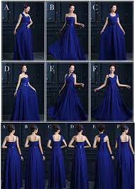 Emmani Womens Long Stylish Chiffon Wedding Bridesmaid Dresses Evening Gown B Royal Blue Bridesmaid Dresses Wedding Bridesmaid Dresses Infinity Dress Bridesmaid