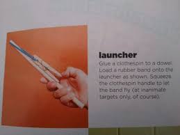 Easy Rubberband Launcher Clothes Pins Book Cover Angie