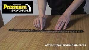 Most consumer saws use a type of 3/8 chain called low profile. How To Identify And Measure A Chainsaw Chain Youtube