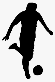 The image is transparent png format with a resolution of 6468x8000 pixels, suitable for design use and personal projects. Football Player Silhouette Png Transparent Silhouette Football Players Png Download Kindpng
