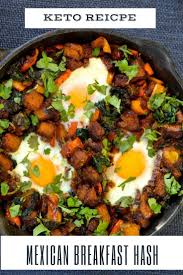 Keto Diet Low Carb Mexican Breakfast Hash Keto Mexicanbreakfast Lowcarb Ketorecipe Sweet Potato Hash Recipe Recipes Mexican Breakfast