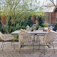 Four Hands Bandera Outdoor Low Arm Dining Chair Beautiful Outdoor Spaces Outdoor Dining Spaces Outdoor Dining