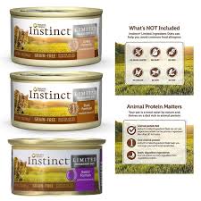 Nature S Variety Instinct Limited Ingredient Diet Canned Cat Food Variety 3 Flavors Duck Rabbit Turkey 3 Ounce 12 Canned Cat Food Food Cat Food Brands