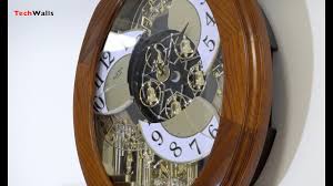 Rhythm princess fantasy musical wall clock swarovski classical xmas 30 melodies. Rhythm Wall Clock With Music And Movements Magic Motion Clock Youtube