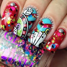 Vegas By Madamluck Nail Art Inspiration Acrylic Nail Designs Holiday Nails Minnie mouse nails art minnie mouse nails?