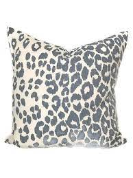 4.7 out of 5 stars. Schumacher Iconic Leopard Pillow Cover In Sky Blue Animal Print Decorative Pillow Throw Pillow Accent Pillow Home De Leopard Pillows Pillows Throw Pillows