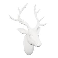 Wanted Tete De Cerf Blanc By Maison Du Monde Collection 2014 Hertenhoofd Huisdecoratie Hert