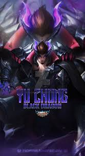 Yu Zhong Black Dragon By Fachrifhr On Deviantart In 2020 Black Dragon Mobile Legend Wallpaper Alucard Mobile Legends