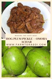 Hog Plum Pickle Omora Achar From Babita S Kitchen Farmtorasoi Recipe Pickles Sour Fruit Methi Seeds
