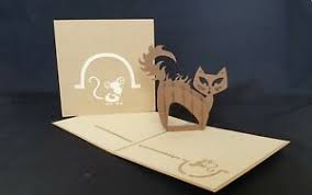 Hooray, i have some super duper cute 3d cat cards for you today. Pop Up Cat In Cards Stationery For Celebrations Occasions For Sale Ebay