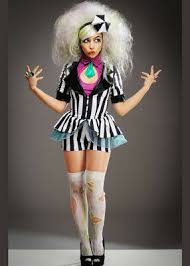 That's what happens when those people (including adam and barbara). Womens Cute Striped Beetlejuice Style Costume 51 49 Picclick Uk