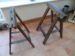 A Pair Of Wooden Vintage Solid Dark Oak Trestle Table Legs Stock Display Home Display All Original Solid Items Circ Display Homes Trestle Table Legs Table Legs
