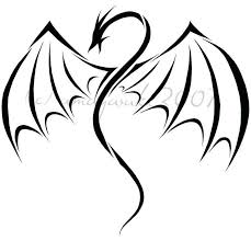 Simple Drawings Of Dragons Simple Dragon Outline Simple Drawings Of Tribal Drago Small Dragon Tattoos Simple Dragon Drawing Dragon Tattoo Simple