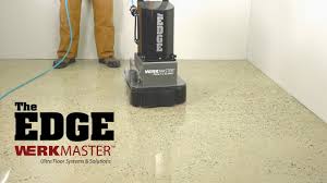 Polished concrete has a modern, sophisticated appearance, and the polishing process can improve the overall condition of the material. Diy How To Polish Concrete Concrete Grinder Concrete Edger Youtube