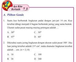 Ayo kita berlatih 2 2 nomor 5 10kurikulum 2013 kelas 8 mtk brainly. Kunci Jawaban Matematika Kelas 8 Ayo Kita Berlatih 7 3 Halaman 91 92 93 94 95 Bab 7 Lingkaran Wali Kelas Sd