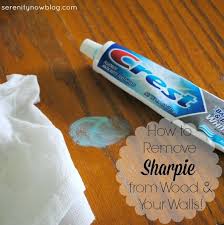 How To Get Sharpie Marker Out Of Wood Or Off The Wall Life Hack How To Remove Sharpie Sharpie Remove Permanent Marker