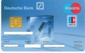 Our atms accept all kinds of visa, cashnet and rupay debit / credit cards. Bank Card Deutsche Bank Deutsche Bank Germany Federal Republic Col De Ms 0053 01