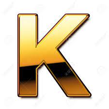 Free shipping and cash on delivery pa! Gold Letter K Isolated Stock Photo Picture And Royalty Free Image Image 21651600