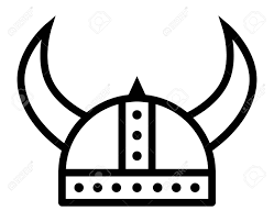 Loki is almost always presented as a malevolent creature, so it's popular among those who want to come across as bad boys. Horned Viking Helmet Line Art Vector Icon For Games And Websites Royalty Free Cliparts Vectors And Stock Illustration Image 134629603