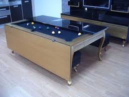 Who Doesn T Love To Play Pool Featured Here Are Some Designer Pool Tables Whether You Pool Table Dining Table Unique Furniture Design Dining Room Pool Table