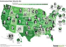 Mapped: The Wealthiest Person in Every U.S. State in 2020