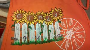 Pin By Sammy Hood On Home Depot Aprons I Have Painted Home Depot Apron Crafty Home Depot