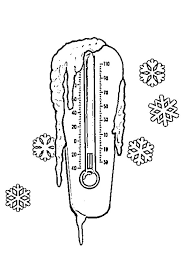 100% free great inventions coloring pages. Winter Thermometer Coloring Page 1001coloring Com