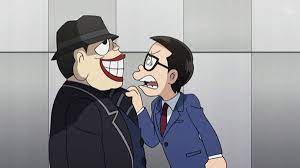 Pin By Mxguro On Warau Salesman Anime Reviews Anime Laugh