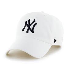Men S New York Yankees 47 White Adjustable Clean Up Hat In 2021 White Hat Outfit Ball Caps 47 Brand New York Yankees Logo