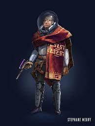 Space Cowboy Stephane Meury Space Cowboys Character Design Cowboy Design
