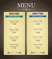 If you want to improve the look of your bakery menu card, you can incorporate an elegant background with a beautiful layout. Restaurant Menu Card Background Free Vector Download 64 396 Free Vector For Commercial Use Format Ai Eps Cdr Svg Vector Illustration Graphic Art Design