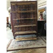 Vintage Reclaimed Wood Bookshelf Chairish Barn furniture offers wide selection of solid oak wood bookcases since 1945. vintage reclaimed wood bookshelf