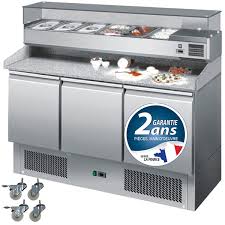 Son petit tiroir permet de ranger les épices et les petits ustensiles. Meuble A Pizza 3 Portes Gn1 1 Avec Vitrine A Poser Atosa Restauration Professionnelle Esl3852 Restoconcept Com