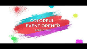 1.envato.market/nvoym design without limits inspiring after effects template : Colorful Event Opener After Effects Template By Fixik Videohive