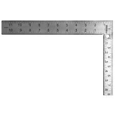 Johnson 8 In X 12 In Easy Read Steel Carpenter Square Cs10 The Home Depot Carpenters Square Framing Square Tool Square Tool