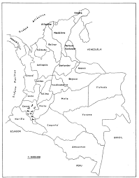 Mapa De Colombia Con Departamentos Y Capitales 2020 Para Dibujar Colorear Imprimir